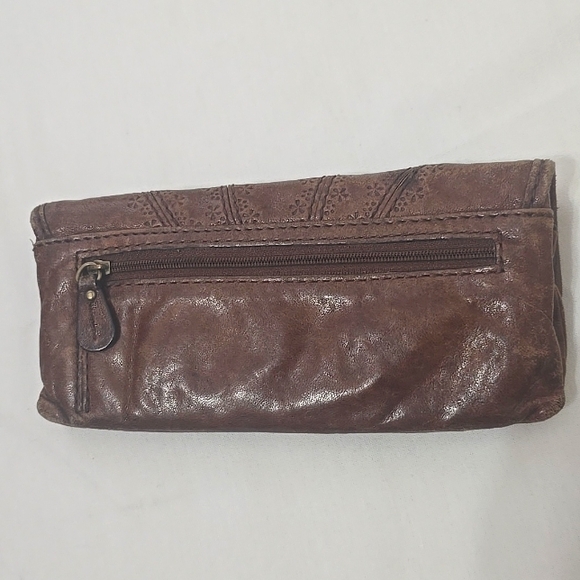 Fossil Brown Leather Wallet - Picture 2 of 8